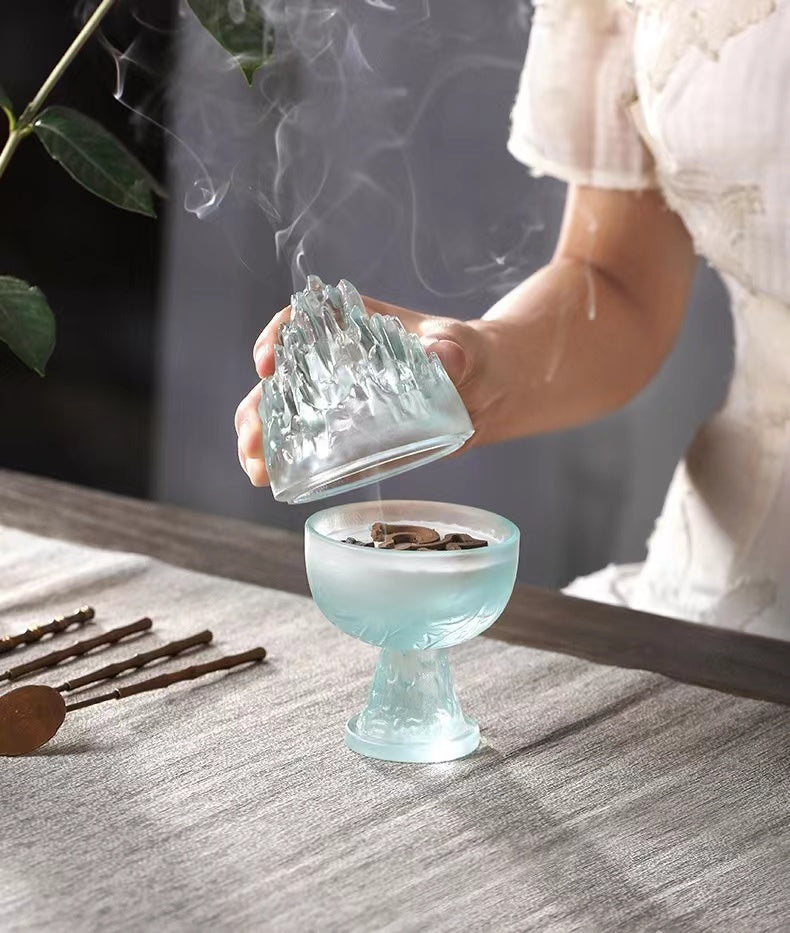 Zen Aura Liuli Boshan Incense Burner