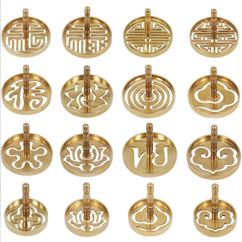 Zen Aura Incense Powder Brass Mold