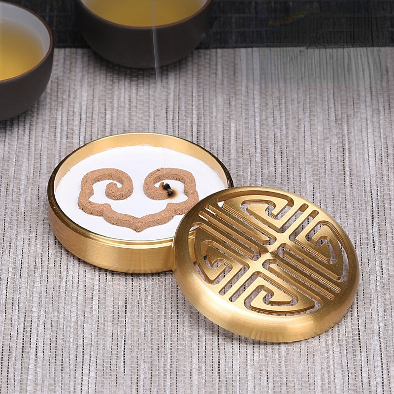 Zen Aura Incense Powder Brass Mold