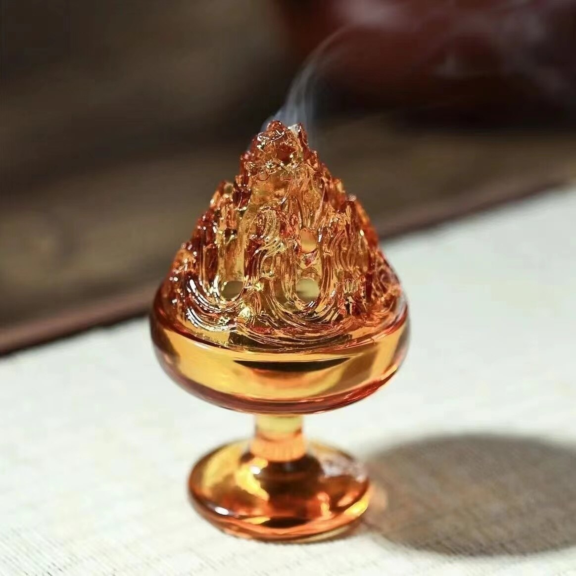 Zen Aura Enamel Incense Burner