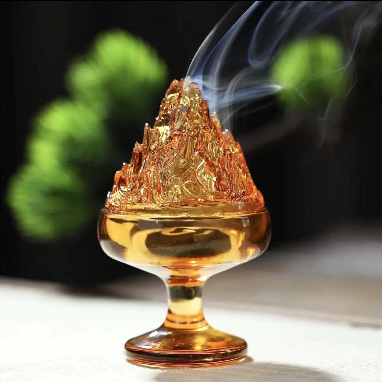 Zen Aura Enamel Incense Burner